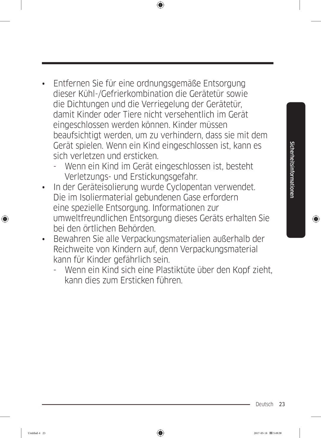 Samsung RB38K7998S4/EF, RL37J501MSA/EG, RB38M7998S4/EF manual Deutsch  